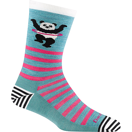 Darn Tough Animal Haus Crew Lightweight Socks - Womens, Lagoon, Small, 6037-LAGOON-S-DARN