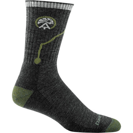 Darn Tough ATC Micro Crew Cushion Sock - Mens, Charcoal, Small, 1956-CHARCOAL-S-DARN