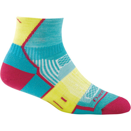 Darn Tough BPM 1/4 Light Cushion Sock - Womens, Teal, Medium, 1798-TEAL-M-DARN