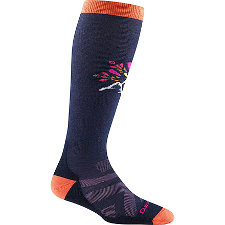 Darn Tough Daybreak OTC Midweight w/ Cushion/ Padded Shin Socks - Womens, Eclipse, Medium, 8039-ECLIPSE-M-DARN