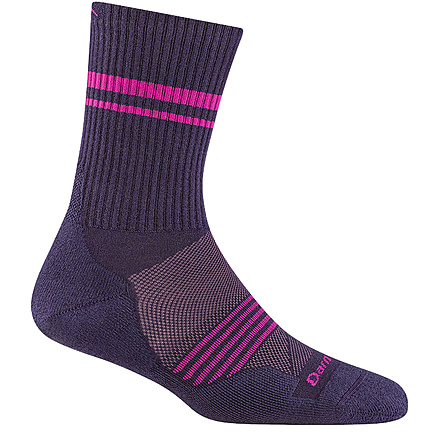 Darn Tough Element Micro Crew Lightweight Socks - Womens, Blackberry, Medium, 1114-BLACKBERRY-M-DARN