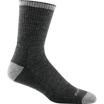 Darn Tough Fred Tuttle Micro Crew Cushion Sock - Mens, Gravel, Medium, 2005-GRAVEL-M-DARN