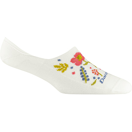 Darn Tough Garden Party No Show Hidden Lightweight Socks - Womens, White, Medium, 6072_WHITE_M_DARN
