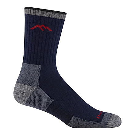 Darn Tough Hiker Coolmax Micro Crew Midweight with Cushion Socks - Mens, Navy, Medium, 1931-NAVY-M-DARN