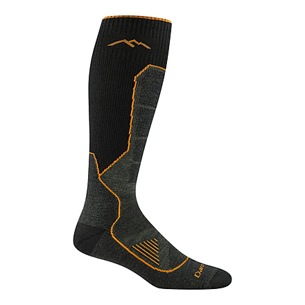 Darn Tough Hunting OTC Midweight with Cushion w/ Padded Shin Socks - Mens, Forest, Large, 2116-FOREST-L-DARN
