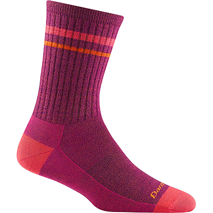 Darn Tough Letterman Crew Lightweight Sock - Womens, Boysenberry, Large, 6064-BOYSENBERRY-L-DARN