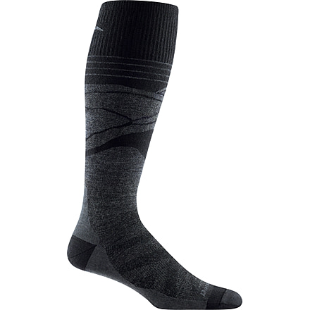 Darn Tough Liftline OTC Lightweight Sock, Male, Black, Large, 8003-BLACK-L-DARN