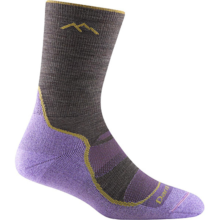 Darn Tough Light Hiker Micro Crew Lightweight Sock with Cushion - Womens, Taupe, Small, 1967-TAUPE-S-DARN