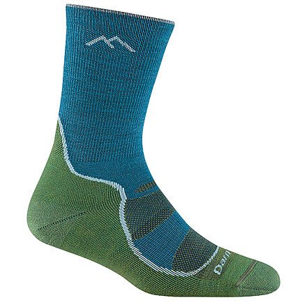 Darn Tough Light Hiker Micro Crew Lightweight Socks w/Cushion - Womens, Cascade, Small, 1967-CASCADE-S-DARN