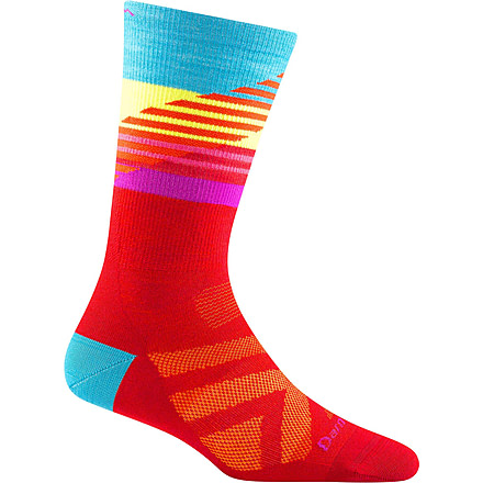 Darn Tough Lillehammer Nordic Boot Lightweight Ski Sock - Womens, Red, Medium, 8031-RED-M-DARN