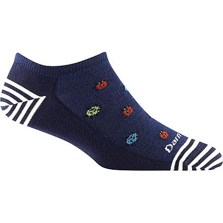 Darn Tough Lucky Lady No Show Lightweight Sock - Womens, Midnight, Large, 6074-MIDNIGHT-L-DARN