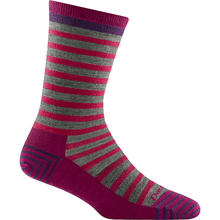 Darn Tough Morgan Crew Lightweight Sock, Female, Boysenberry, Medium, 6039-BOYSENBERRY-M-DARN
