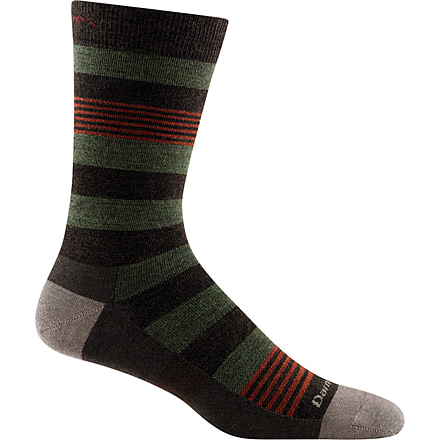 Darn Tough Oxford Crew Lightweight Sock, Male, Brown, Extra Large, 6033-BROWN-XL-DARN