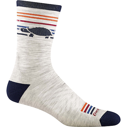Darn Tough Pacer Micro Crew Ultra-Lightweight Running Sock - Mens, Ash, Medium, 1041-ASH-M-DARN