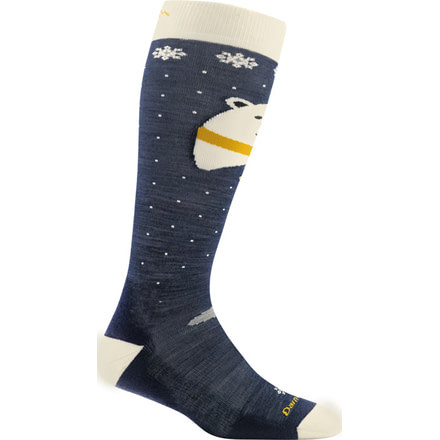 Darn Tough Polar Bear Over-the-Calf Cushion Sock - Kids, Blue, Small, 1891-BLUE-S-DARN
