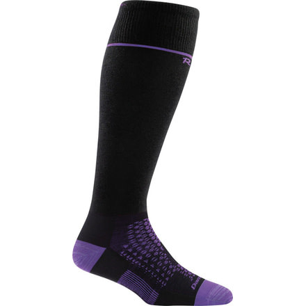 Darn Tough RFL Over-the-Calf Ultra-Light Sock - Womens, Black, Medium, 1879-BLACK-M-DARN