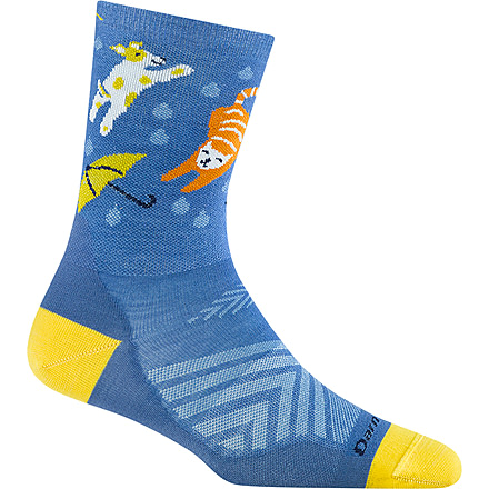 Darn Tough Ruff Weather Micro Crew Ultra-Lightweight Socks - Womens, Storm, Small, 1070-N-9070-03