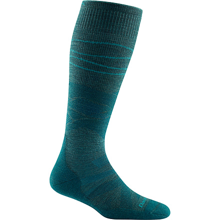 Darn Tough Sea to Sky OTC Lightweight Sock w/ Cushion, Female, Teal, Small, 8009-TEAL-S-DARN