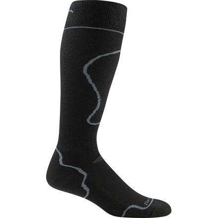 Darn Tough Ski/Ride Over-The-Calf Padded Cushion Sock - Men's-Coal-Medium