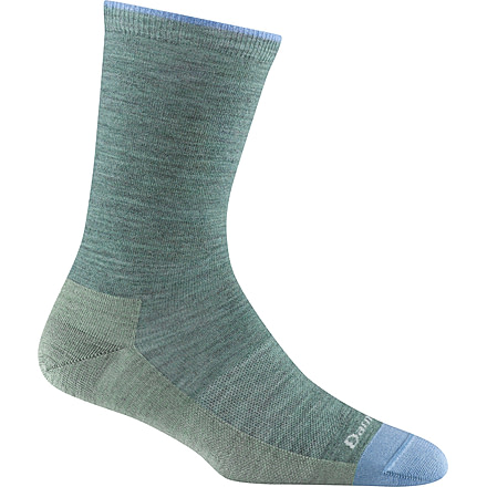 Darn Tough Solid Basic Crew Lightweight Socks - Womens, Seafoam, Medium, 6012-SEAFOAM-M-DARN