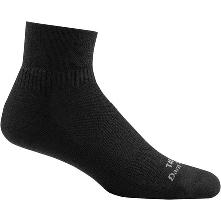 Darn Tough Tactical 1/4 Cushion Sock, Black, Extra Small, T4088-BLACK-XS-DARN