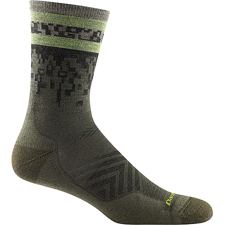 Darn Tough Tempo Micro Crew Ultra-Lightweight Running Sock - Mens, Fatigue, Extra Large, 1042-FATIGUE-XL-DARN