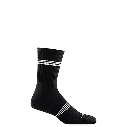 Darn Tough Element Crew Lightweight with Cushion Socks - Men's, Black, Small 1103-BLACK-S-DARN
