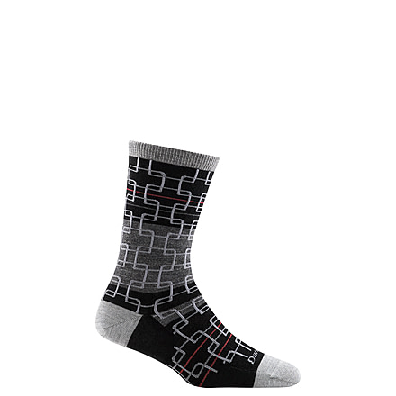 Darn Tough Link Crew Lightweight Socks - Women's, Black, Small 6024-BLACK-S-DARN