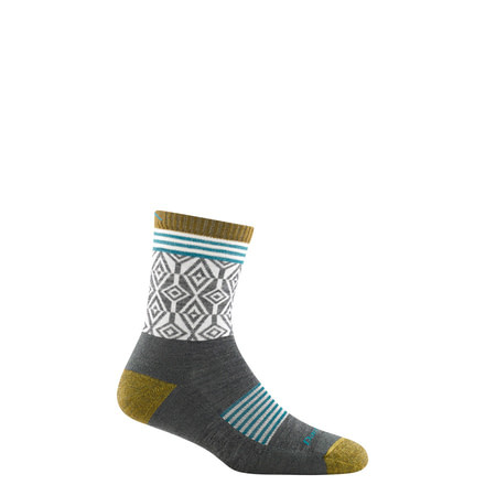 Darn Tough Sobo Micro Crew Lightweight with Cushion Socks - Women's, Gray, Small 1977-GRAY-S-DARN