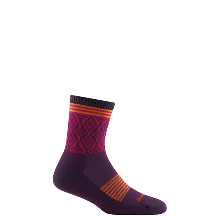 Darn Tough Sobo Micro Crew Lightweight with Cushion Socks - Women's, Purple, Small 1977-PURPLE-S-DARN