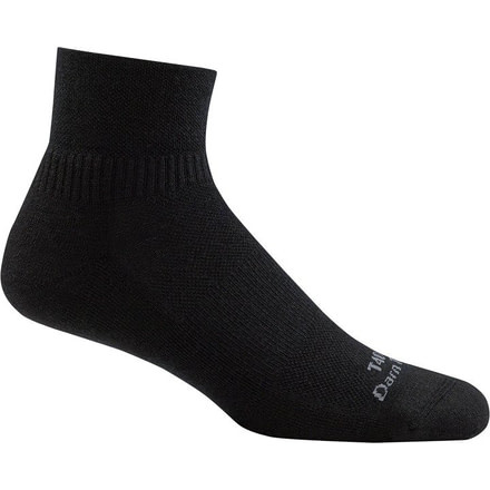 Darn Tough Tactical Quarter Light Sock - Unisex, Black, X-Small, T4093-BLACK-XS-DARN