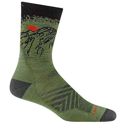 Darn Tough Vert Micro Crew Ultra-Lightweight Socks - Mens, Lichen, X-Large, 1066-LICHEN-XL-DARN