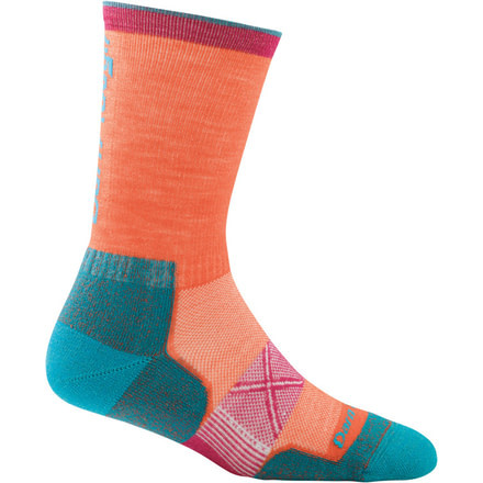 Darn Tough Vertex Micro Crew Ultra-Light Cushion Sock - Womens, Coral, Small, 1794-CORAL-S-DARN