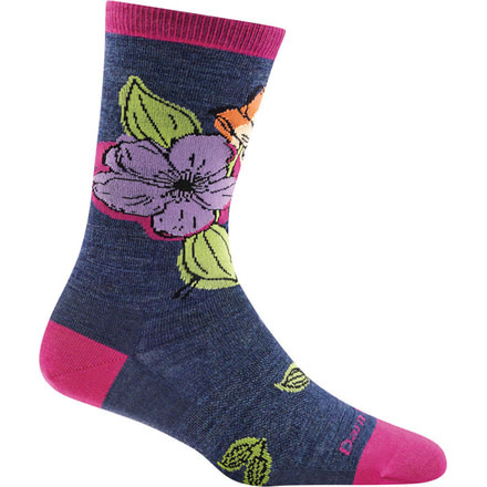 Darn Tough Water Color Crew Light Sock - Womens, Denim, Large, 6013-DENIM-L-DARN
