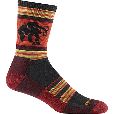 Darn Tough Willoughby Micro Crew Lightweight w/ Cushion Hiking Socks - Mens, Lava, Medium, 5003-LAVA-M-DARN