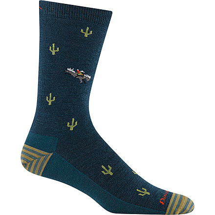 Darn Tough Woold Woold West Crew Lightweight Socks - Mens, Dark Teal, Medium, 6132-N-8008-04