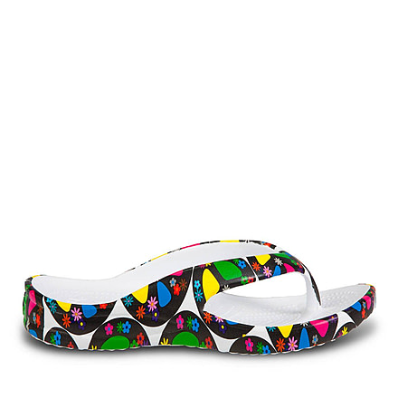 Dawgs Flip Flops - Kids, Peace Multicolor, 11 US, ORFF.U.K.DC-Pce.0011