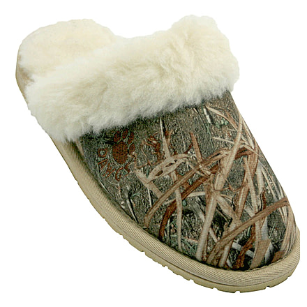 Mossy Oak Mens Scuffs Slippers, Duck Blind, 8-9