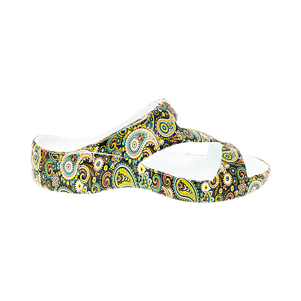 Dawgs PAW Print Z Sandals - Womens, Paisley Gold, 7 US, ORZS.W.A.DPP-PG.0007