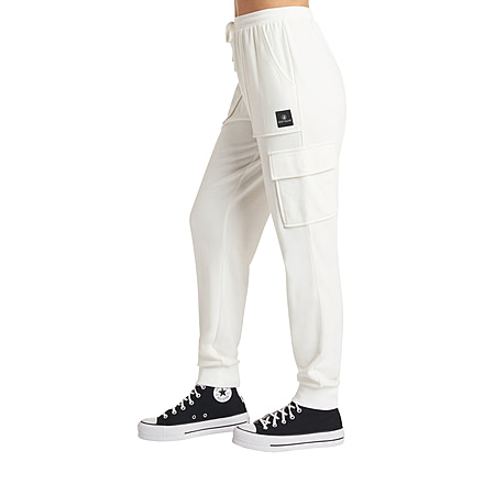 Body Glove Midnight Hour High-Rise Cargo Jogger Sweatpants - Cream D2328C3C, L, CREAM, JP2805-CRM-L