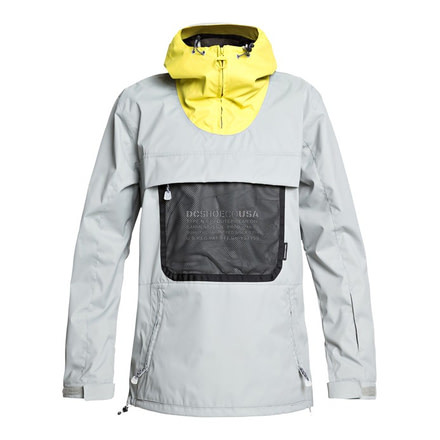 DC Asap Anorak - Mens, Neutral Gray, Small, EDYTJ03094-SKP0-S