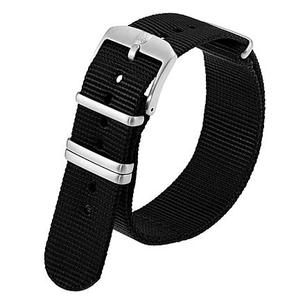 Luminox Watches Webbing Watch Strap, 22mm, Black, 1389957775383