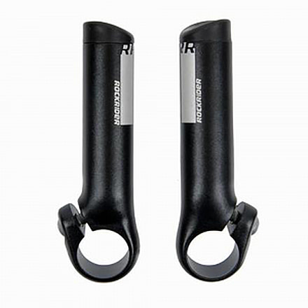 Decathlon Assurance Sports Btwin 100mm Straight Cycle Parts Handlebar Bar Ends - Mens, Black, 3608409973498