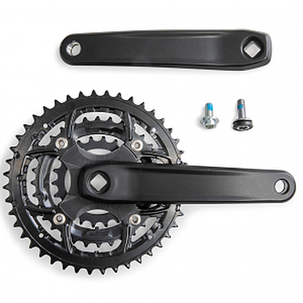 Decathlon Assurance Sports Btwin Bike Triple Bottom Bracket Crankset Cycle Tools, Snowy White, 175 mm, 3608409843425