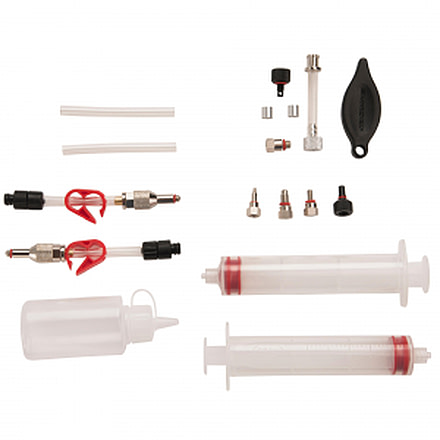 Decathlon Assurance Sports Btwin Mineral Oil Disc Brake Bleeding Kit Cycle Parts, Black, 3608409878014