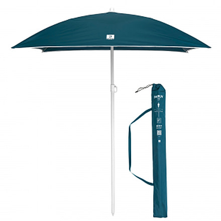 Decathlon Assurance Sports Square Beach Parasol Paruv 125 1.5 Petrol Tents Shade Shelters, Blue, 178x160 cm, 3583787423684