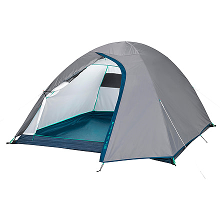 Decathlon Quechua MH100 Waterproof Camping Tent, Grey, 3 Person, 4006574