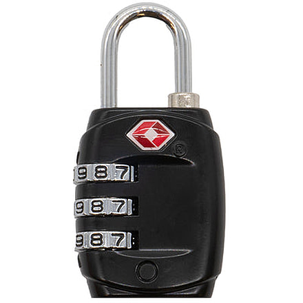 Demerbox FSDC TSA Aprroved Lock, Black, R-MLOCK