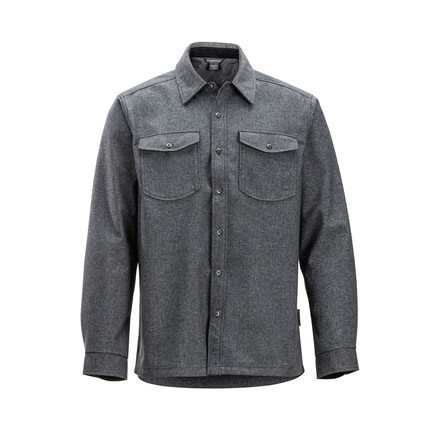 Demo, ExOfficio Bruxburn Long Sleeve - Mens, Black Heather, Medium, 1001-3238-Black Heather-M