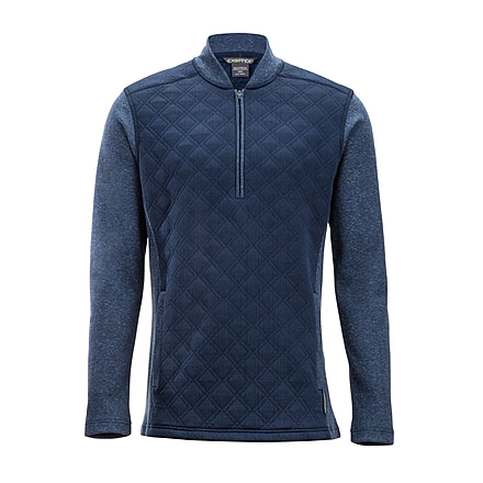 DEMO, ExOfficio Harwood 1/4 Zip Long Sleeve - Mens, Medium, Navy, 1011-3182-Navy-M